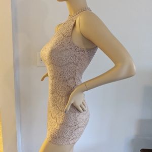Lace Bodycon Mini Dress